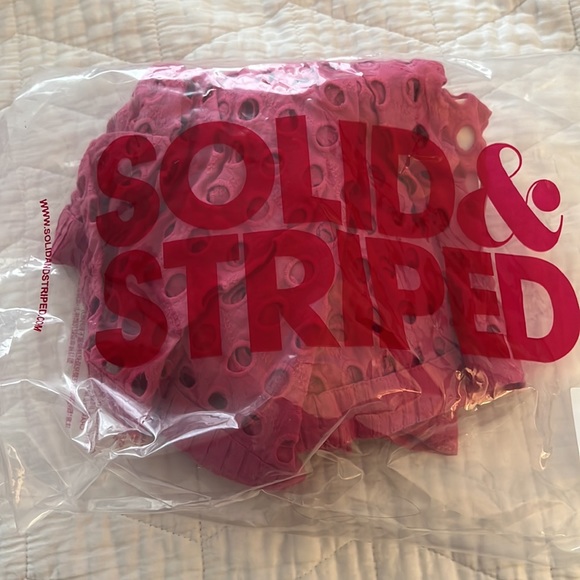 NEW Solid & Striped The Sarah Dress - Hibiscus - Picture 2 of 3